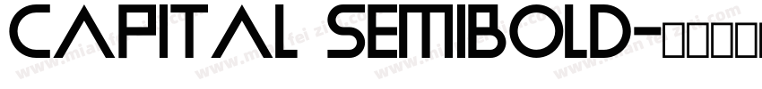 Capital Semibold字体转换